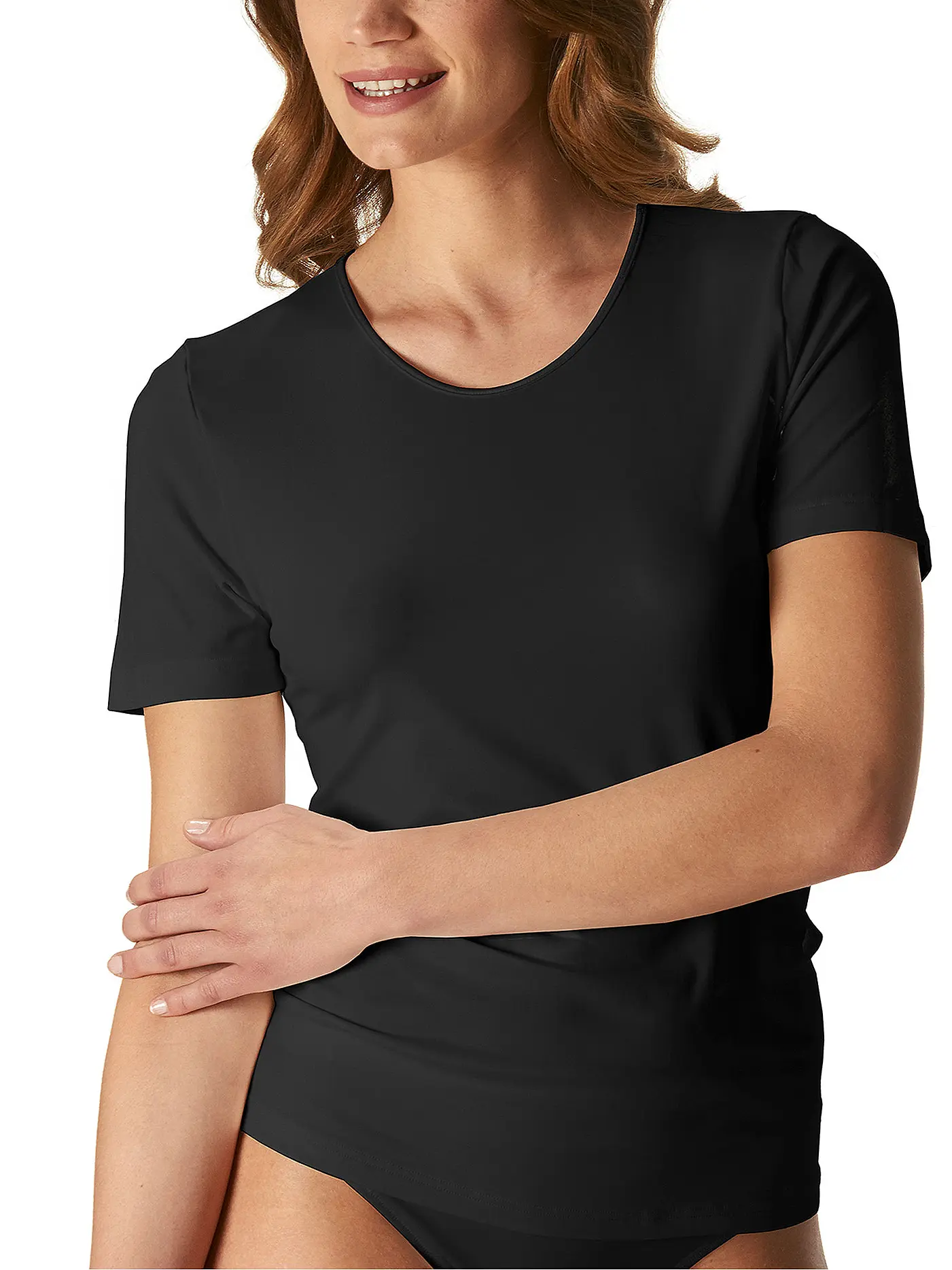 MEY | T-Shirt "Emotion" (Schwarz) | 